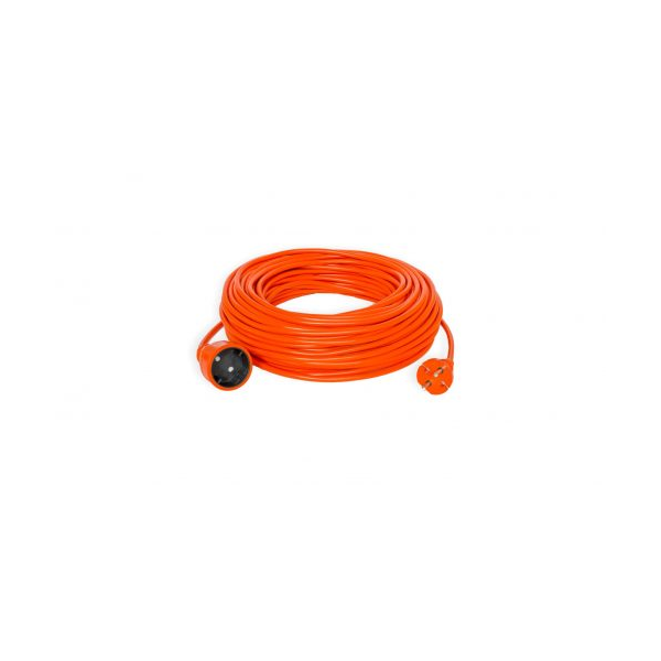 Przedłużacz kosiarkowy 25m - 1x2P 2x1mm2, pomarańczowy W-99035