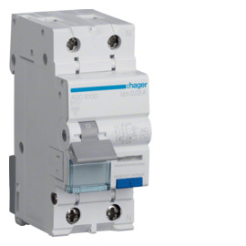 ADC910D RCBO Wyłącznik różnicowoprądowy z członem nadprądowym 1P+N 6kA B 10A/30mA Typ AC