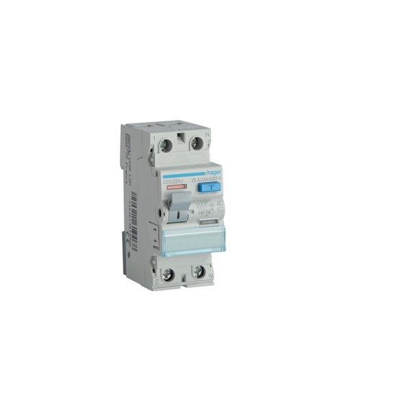 CDC225J RCCB Wyłącznik różnicowoprądowy 2P 25A/30mA Typ AC
