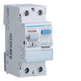 CDC240J RCCB Wyłącznik różnicowoprądowy 2P 40A/30mA Typ AC
