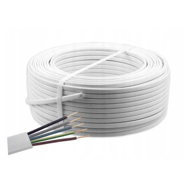 YDYp 5x1,5 ELEKTROKABEL przewód 450/750V (100mb)  