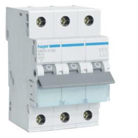 MBN310E MCB Wyłącznik nadprądowy 6kA 3P B 10A