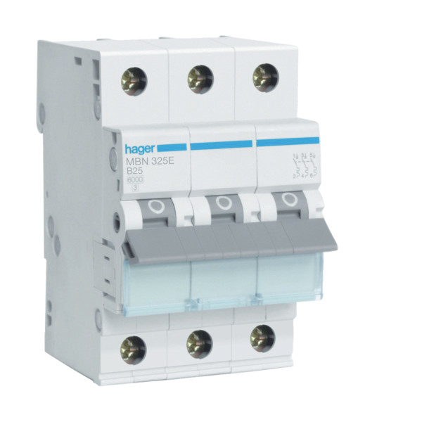 MBN325E MCB Wyłącznik nadprądowy 6kA 3P B 25A