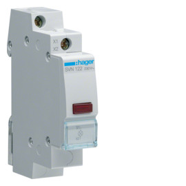 SVN122 Lampka sygnalizacyjna, czerwona 230V AC