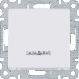 WL0220 lumina 2 Łącznik kontrolny uniwersalny/schodowy, biały