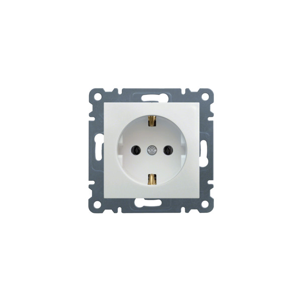 WL1050 lumina 2 Gniazdo SCHUKO, biały