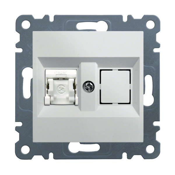 WL2110 lumina 2 Gniazdo komputerowe pojedyncze RJ45 kat.5e UTP, biały