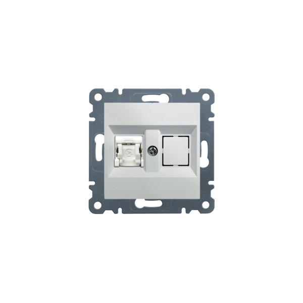 WL2150 lumina 2 Gniazdo 1xRJ45 kat.6 UTP, biały