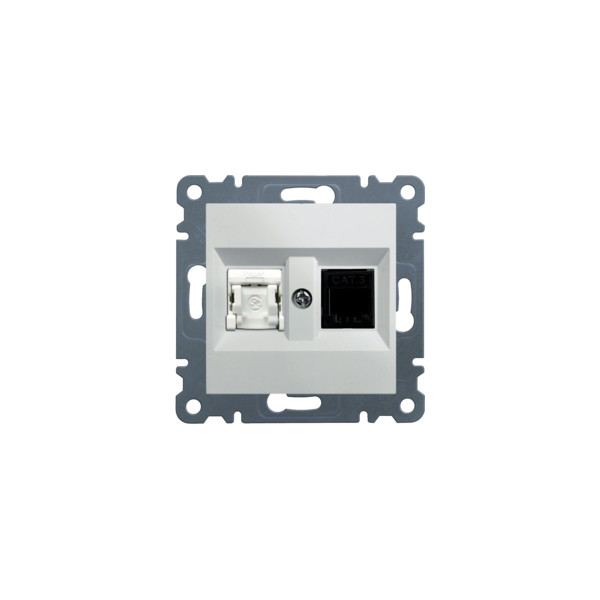 WL2210 lumina 2 Gniazdo RJ11/12 + RJ 45, biały