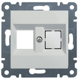 WL2320 lumina 2 Płytka podwójna Keystone Jack, biały
