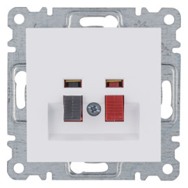 WL3310 lumina 2 Gniazdo głośnikowe, biały