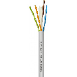 UTP kat.6 4x2x0.57  Kabel teleinformatyczny 350MHz (BiTLAN U/UTP) TI0044 305mb  