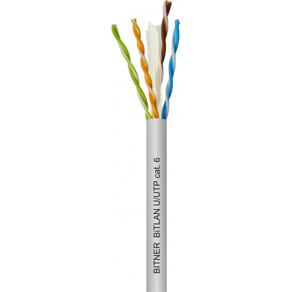 UTP kat.6 4x2x0.57  Kabel teleinformatyczny 350MHz (BiTLAN U/UTP) TI0044 305mb  