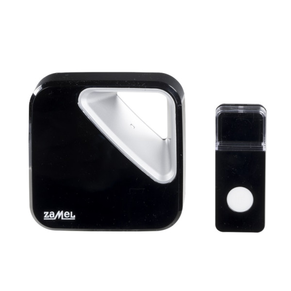 Dzwonek bezprzewodowy ZUMBA ST-390 - dzwonek-bateria / przycisk-bateria, 36 dzwięków, zasięg 150m