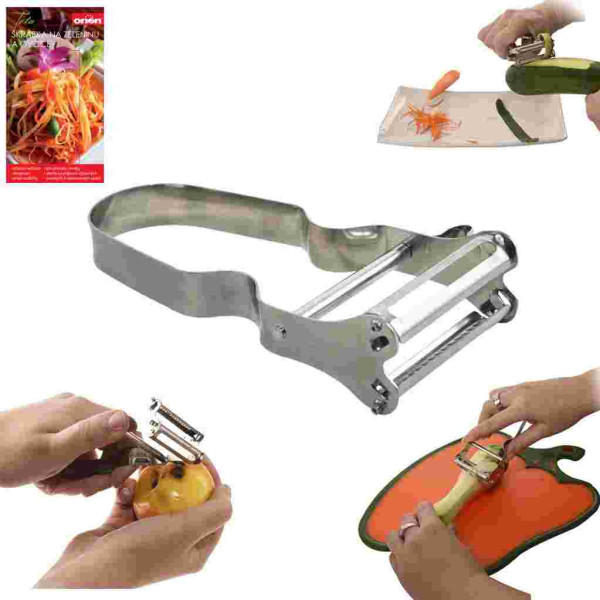 Orion obierak warzyw 2w1 , inox , 5x12cm 140755  [207118]