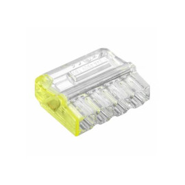 Złączka samozaciskowa bezgwintowa, mini 2,5mm2, 4 styki - PC2254-CL Simet