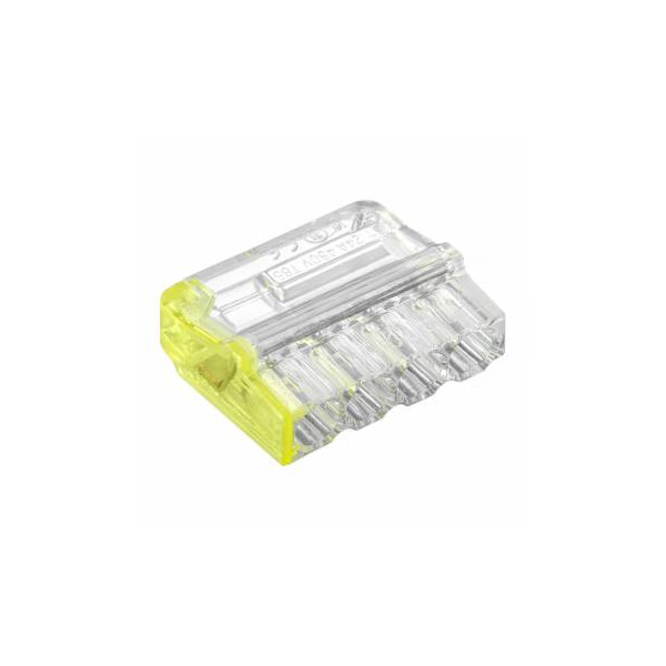 Złączka samozaciskowa bezgwintowa, mini 2,5mm2, 4 styki - PC2254-CL Simet