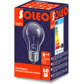 Żarówka E27 - 75W 230V WYSOKOTEMPERATUROWA SOLEO