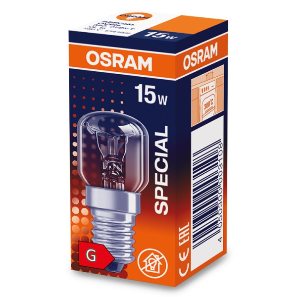 Żarówka do piekarnika - 300 st.C 15W 230V E14 - OVEN Osram
