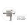 Wtyczka kątowa rozbieralna płaska, 2p+Z, 16A, 250V - WT-16UP Plastrol