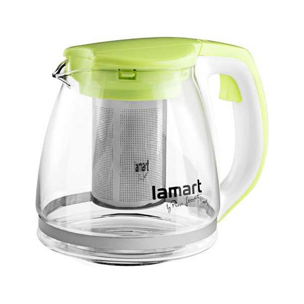Lamart dzbanek LT7028 szkło z zaparzaczem inox  , 1,5L , zielony