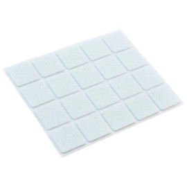 20x Podkładki filcowe pod meble krzesło 2,5x2,5cm