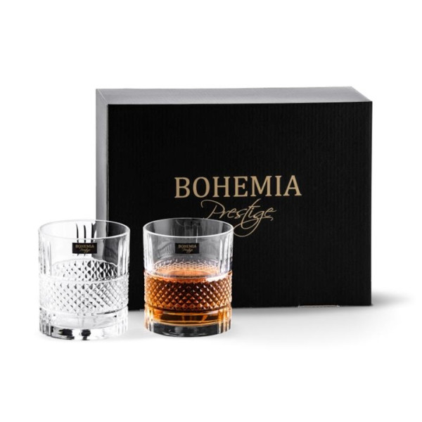 6x szklanki do whisky 340ml Bohemia Elegante Prestige 