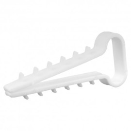 USMP-4 Uchwyt wbijany płaski, dla przew. YDYp 4x1,5 mm, 4x2,5mm, biały (100 szt.) H.7315