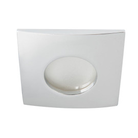 QULES AC L-C - oprawa podtynkowa IP44 - GU10 - KWADRAT - STAŁA - CHROM 26302 ( X )