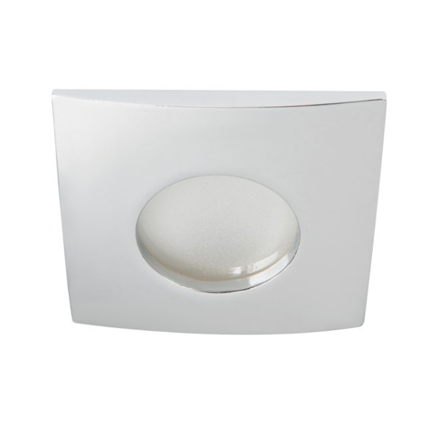 QULES AC L-C - oprawa podtynkowa IP44 - GU10 - KWADRAT - STAŁA - CHROM 26302 ( X )