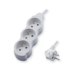Przedłużacz 3 gniazda z uziemieniem, 3m - B00-NP3GU3M Ecoline