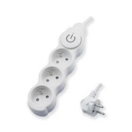 Przedłużacz 3 gniazda z uziemieniem, 1,5m, wyłącznik - B00-NP3GW1M Ecoline