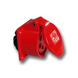 PCE 325-6f7 GNIAZDO TABL  PROSTE 32A 5P 75x75 400V IP44 TWIST