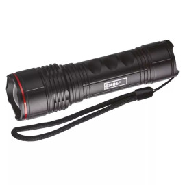 Latarka metalowa LED z zoomem 330lm 120m 3×AAA, P3114 Emos
