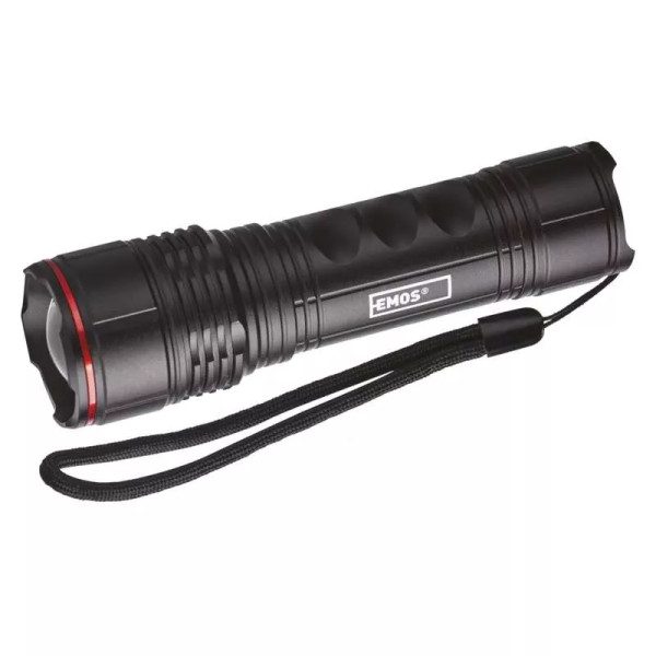 Latarka metalowa LED z zoomem 330lm 120m 3×AAA, P3114 Emos