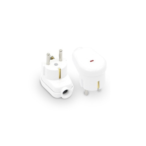 Wtyczka kątowa rozbieralna podświetlana, 2p+Z, 16A, 250V - WT-16U/S Plastrol