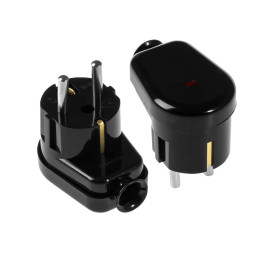 Wtyczka kątowa rozbieralna podświetlana, 2p+Z, 16A, 250V - WT-16U/S Plastrol