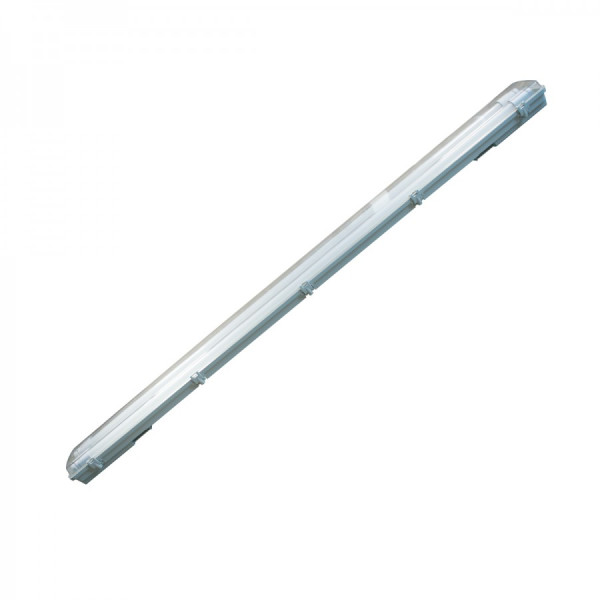 Oprawa hermetyczna 1200mm do 2 tub LED 120 cm T8 G13, IP65, zasilanie jednostronne, klosz PS - OLSA-1 WP13-01 INQ
