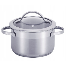 Garnek 24cm 6,1l, z pokrywką - Pulpo SSW 