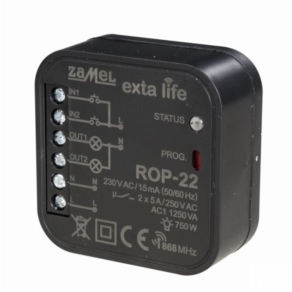 ROP-22 Radiowy odbiornik dopuszkowy 2-kanałowy  EXTA LIFE