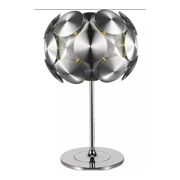Lampa stołowa 1xe27(max60w)srebrna Ezio table T0317-01N-F4F4 Zuma