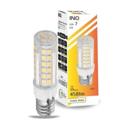Żarówka LED E14 5W (zamiennik 39W) 458lm 230V 2700K (ciepło-biała) - LS020WW INQ