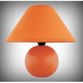 ARIEL 4904 Lampka ceramiczna E14 max 40W, IP20 190mm, średn. 200mm -  POMARAŃCZ
