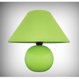 ARIEL 4907 Lampka ceramiczna E14 max 40W, IP20 190mm, średn. 200mm -  ZIELONA
