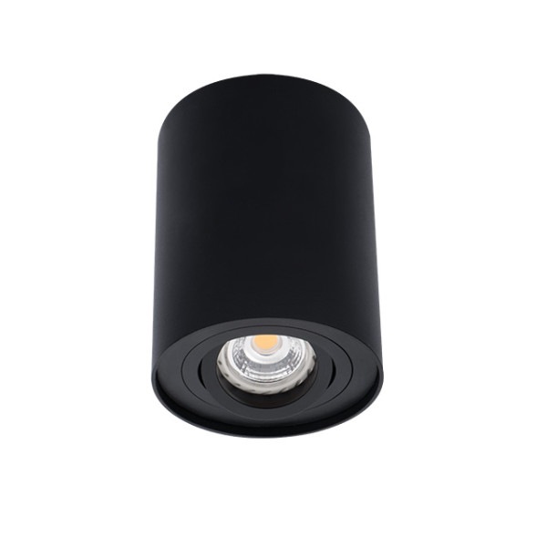Oprawa natynkowa tuba GU10 czarna -BORD DLP-50-B Kanlux