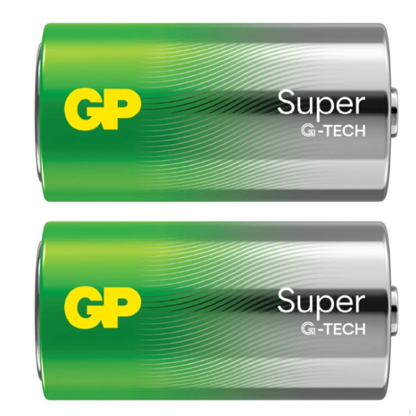 Bateria C (LR14) alkaliczna 1,5V - Super G-Tech 14A-U2 GP (cena za blister 2 szt.)