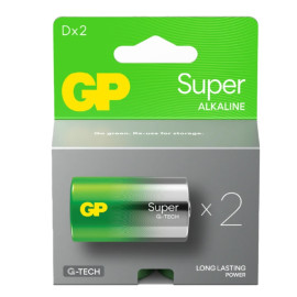 Bateria D (LR20) alkaliczna 1,5V - SuperAlkaline G-Tech 13A-U2 (cena za blist 2 szt.)
