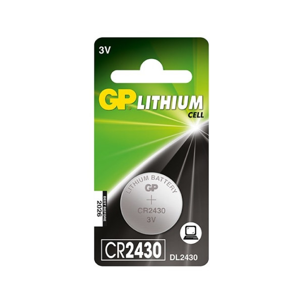 Bateria litowa 3,0V - CR2430-U5 GP (cena za 5 szt.)