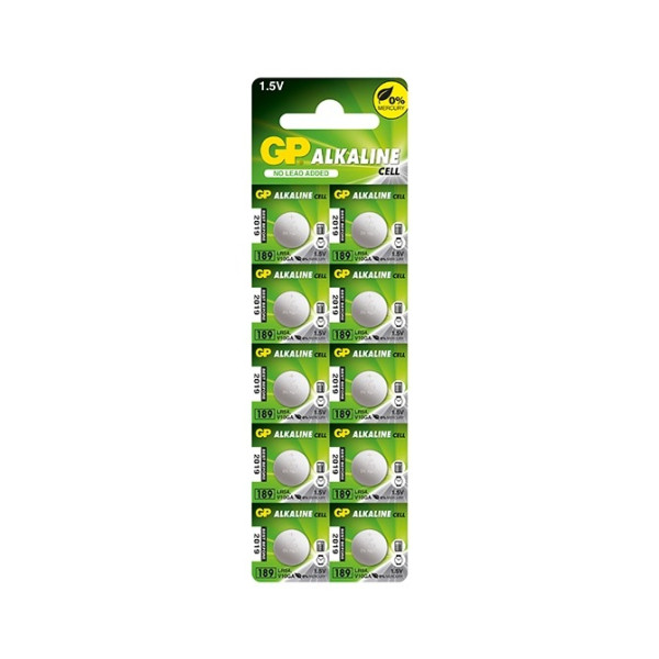 Bateria alkaliczna 1,5V zegarkowa (AG10, LR54) - 189-U10 GP (cena za 10 szt.)
