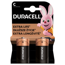 Bateria C (LR14) alkaliczna 1,5V - Basic C&B (K2) DURACELL (cena za blister   2szt.)